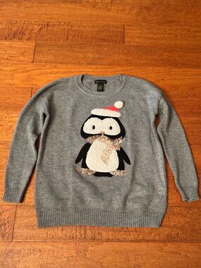 Holiday Penguin Sweater